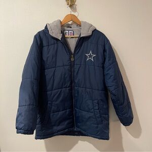 Logo Athletic Gameday NFL Cowboy’s Navy Puffer Jacket XL